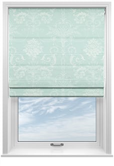 Laura Ashley Josette, Duck Egg - Twist&Fit Roman Blind